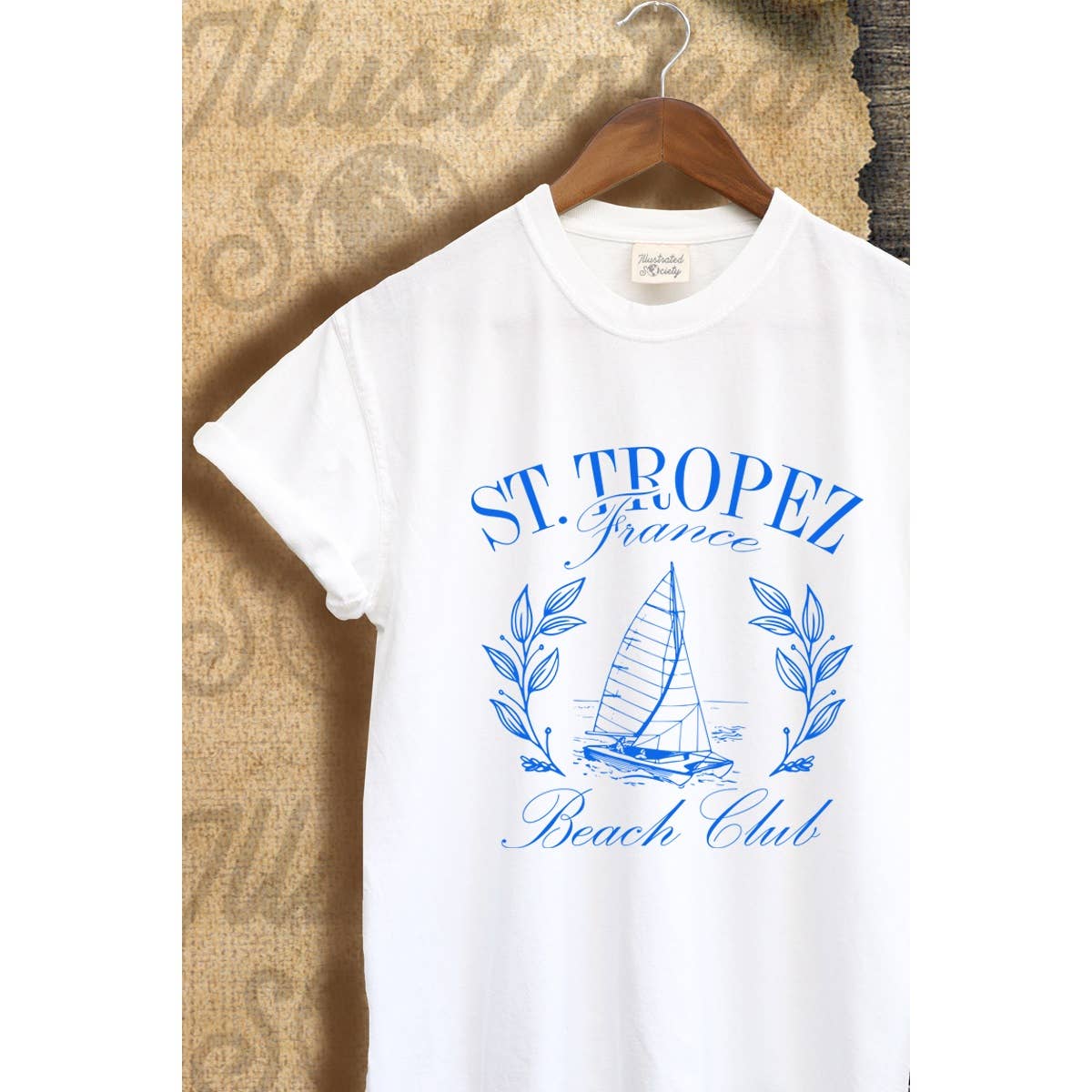 St Tropez Vintage Graphic  Tee Hoodie, Sweatshirt | PodTeesHub.com