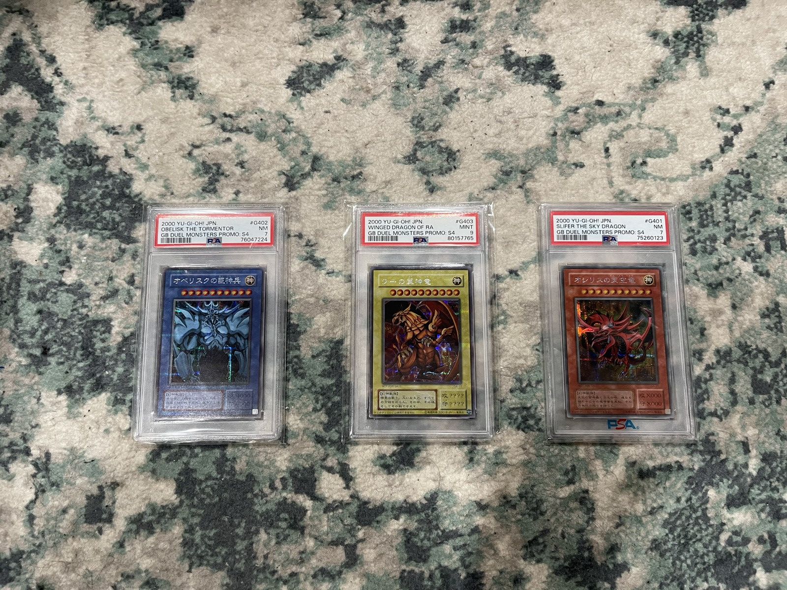 Vintage Yugioh Psa Graded Japanese Egyptian God Card Set T-Shirts, Hoodie, Sweatshirt | PodTeesHub.com