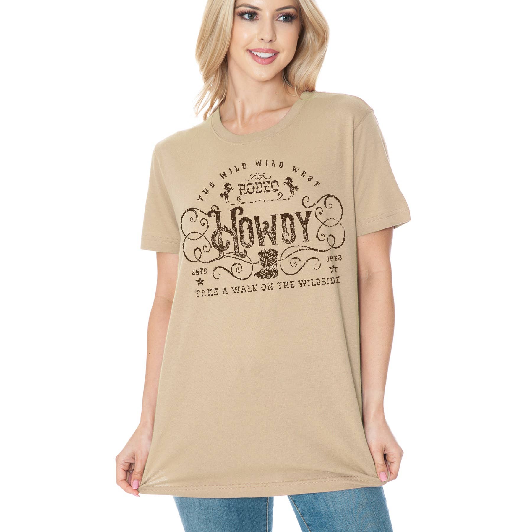 Howdy Rodeo Short Sleeve Tee Hoodie, Sweatshirt | PodTeesHub.com