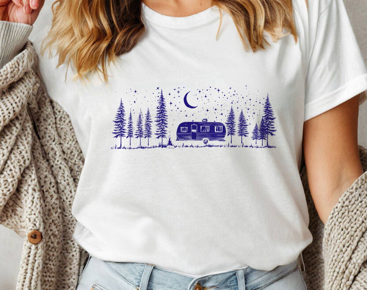 Camping Life Under the Stars - Hiking Mountain T-Shirt Hoodie, Sweatshirt | PodTeesHub.com