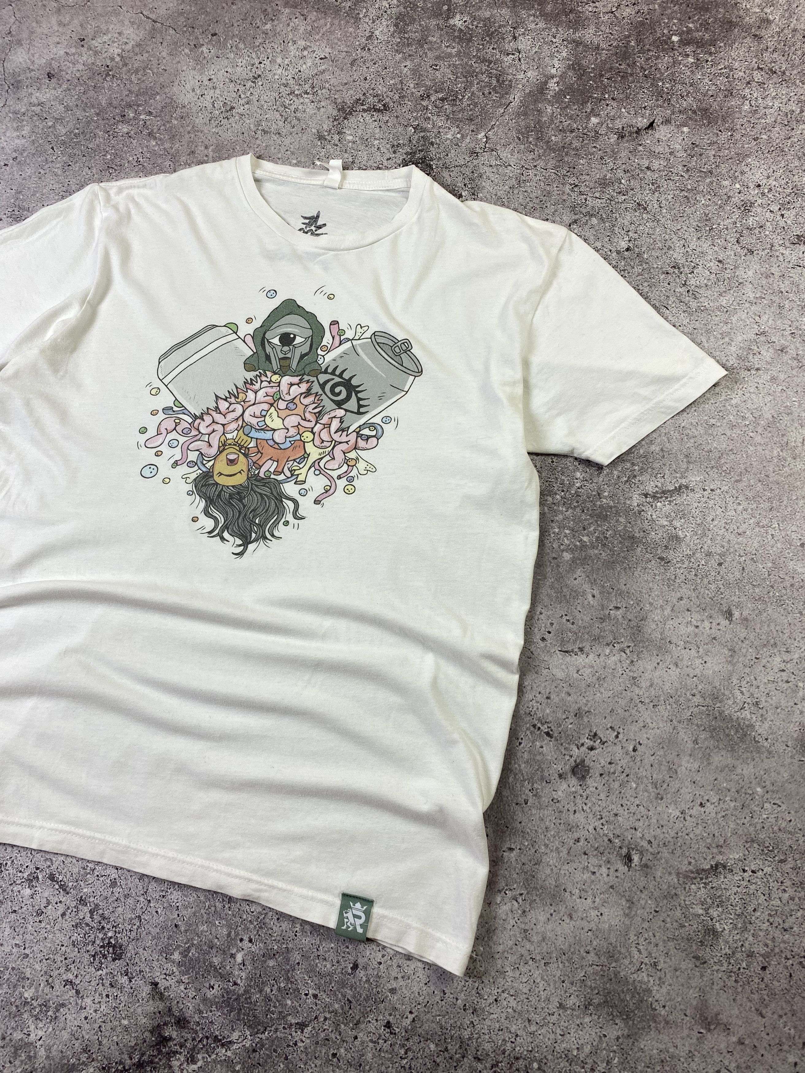 Rap Tees X Vintage Mf Doom Graffity Mask T Shirt Hoodie, Sweatshirt | PodTeesHub.com