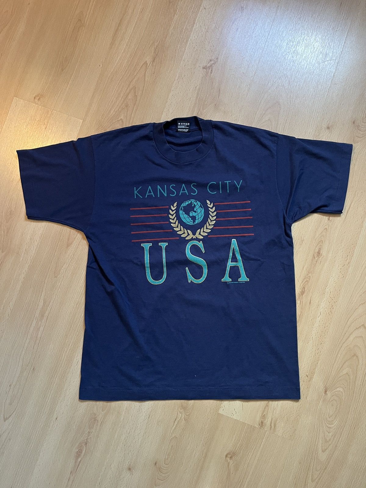 Vintage Kansas City Usa Vintage Tee 1991 Hoodie, Sweatshirt | PodTeesHub.com