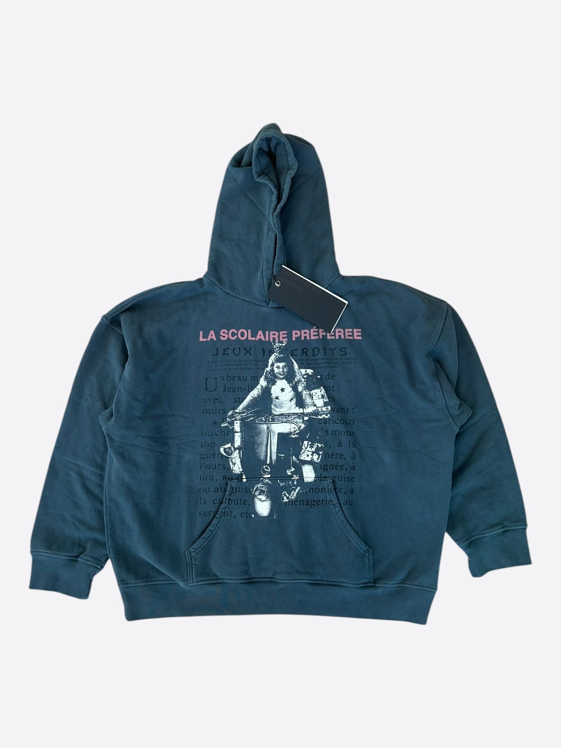 Enfants Riches Deprimes Dark Green White La Scolaire Preferee Graphic Hoodie T-Shirts, Sweatshirt | PodTeesHub.com