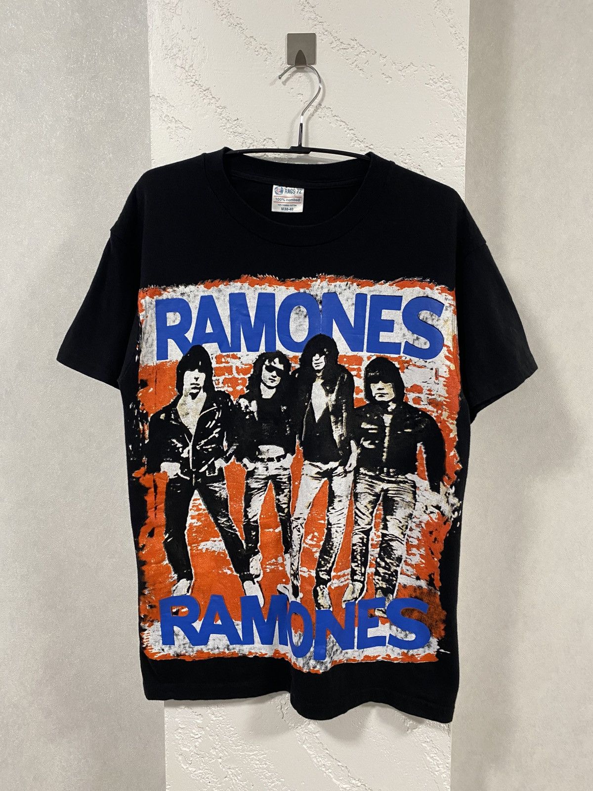 Vintage Ramones T Shirt Band Punk Rock Graphic Over Printed Hoodie, Sweatshirt | PodTeesHub.com