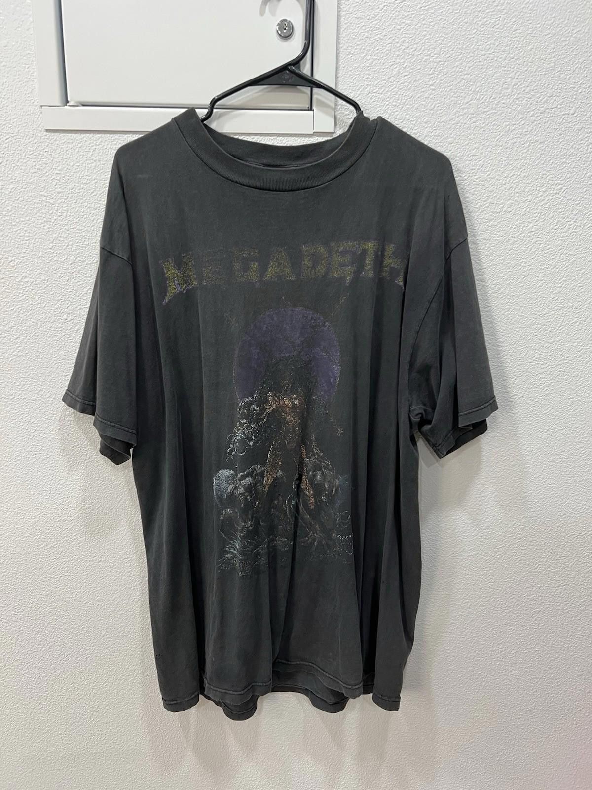 90s Megadeth Crypt Writings Comic Book Tee Hoodie, Sweatshirt | PodTeesHub.com