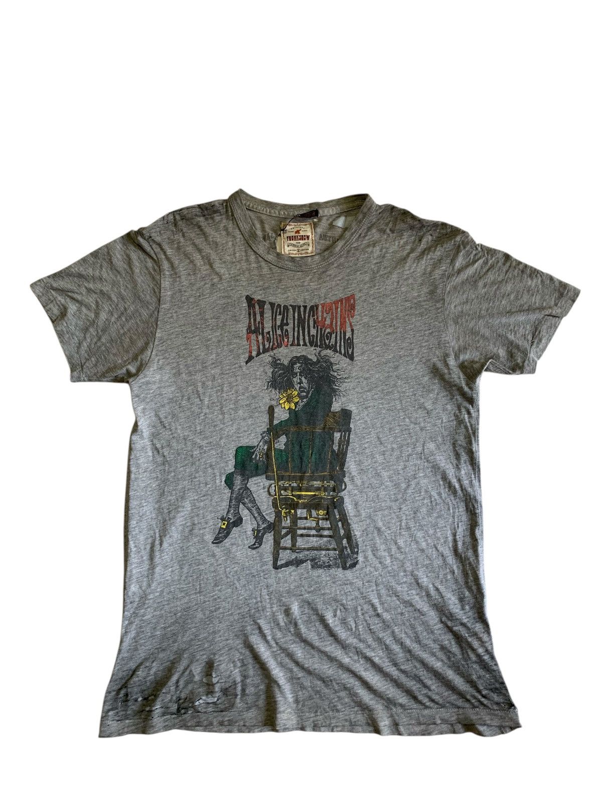 Band Tees Distress Alice In Chain Shirt Hoodie, Sweatshirt | PodTeesHub.com
