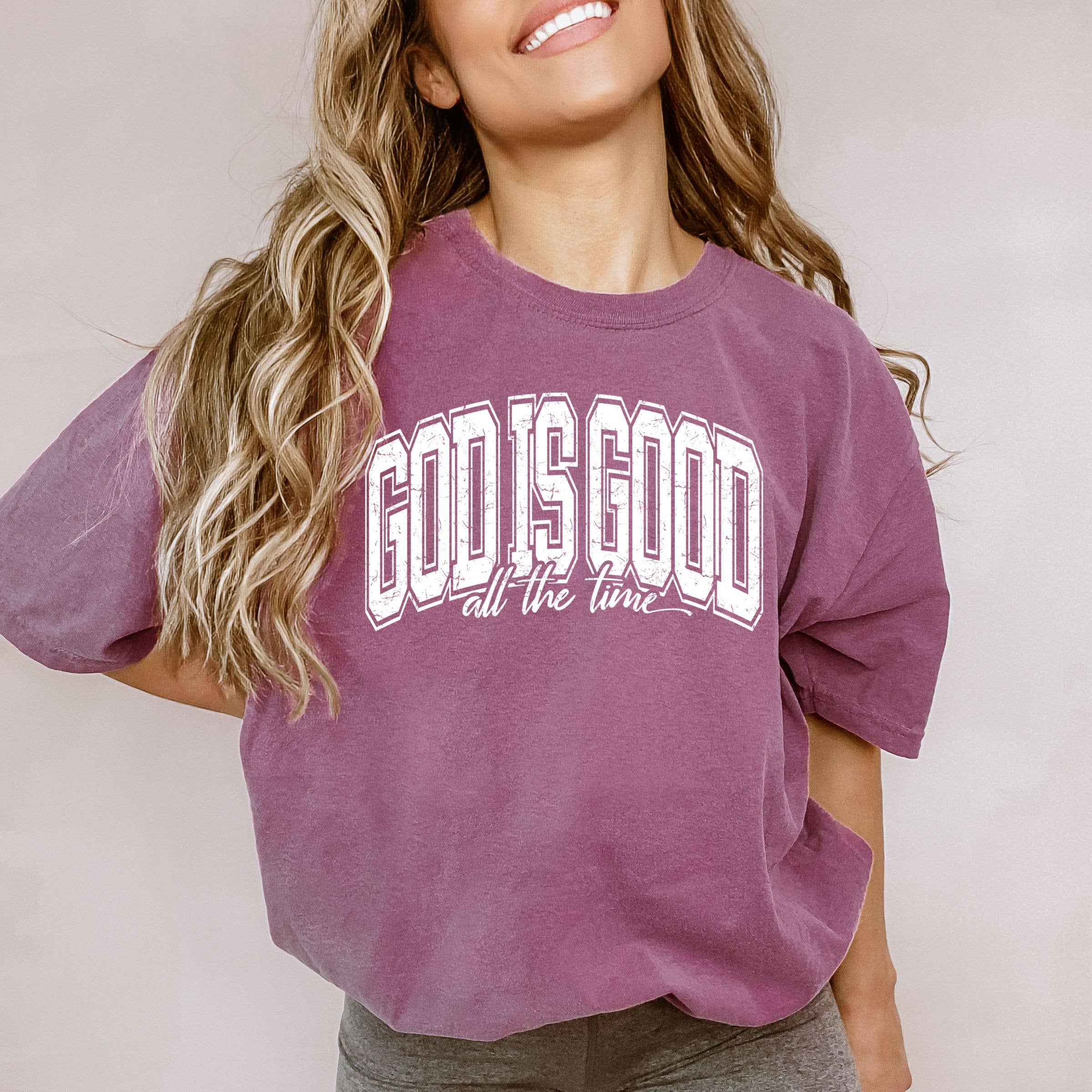 God Is Good Christian Graphic Tee - Faith Tee - Spring Tee Hoodie, Sweatshirt | PodTeesHub.com