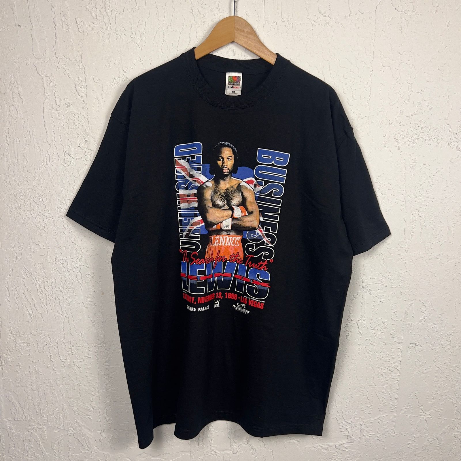 Vintage 90 S Lennox Lewis Don King Boxing Sports T Shirt Xl Hoodie, Sweatshirt | PodTeesHub.com