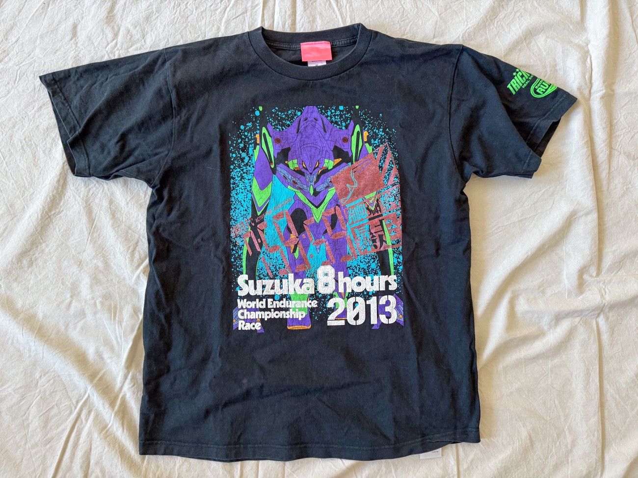 Anime Bootleg Evangelion Shirt T Shirt Tee Xl From Japan Glow Hoodie, Sweatshirt | PodTeesHub.com