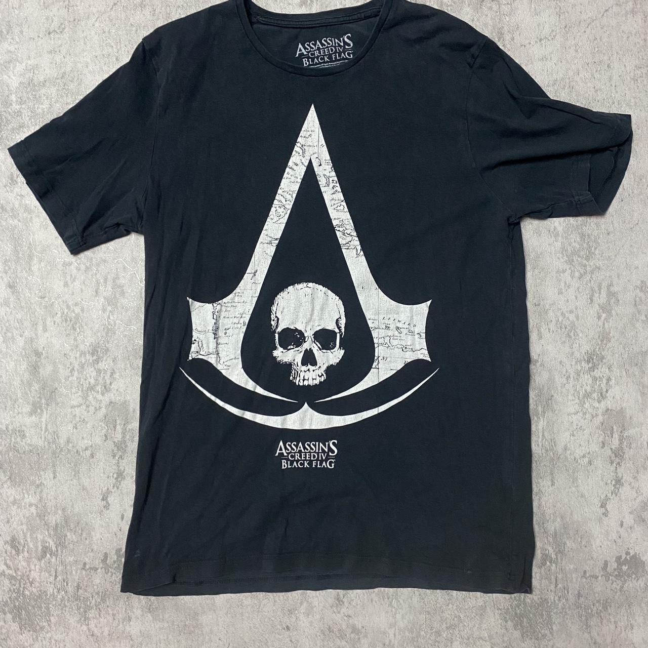 Other Assassin S Creed Black Flag Black And White T Shirt Gaming Hoodie, Sweatshirt | PodTeesHub.com