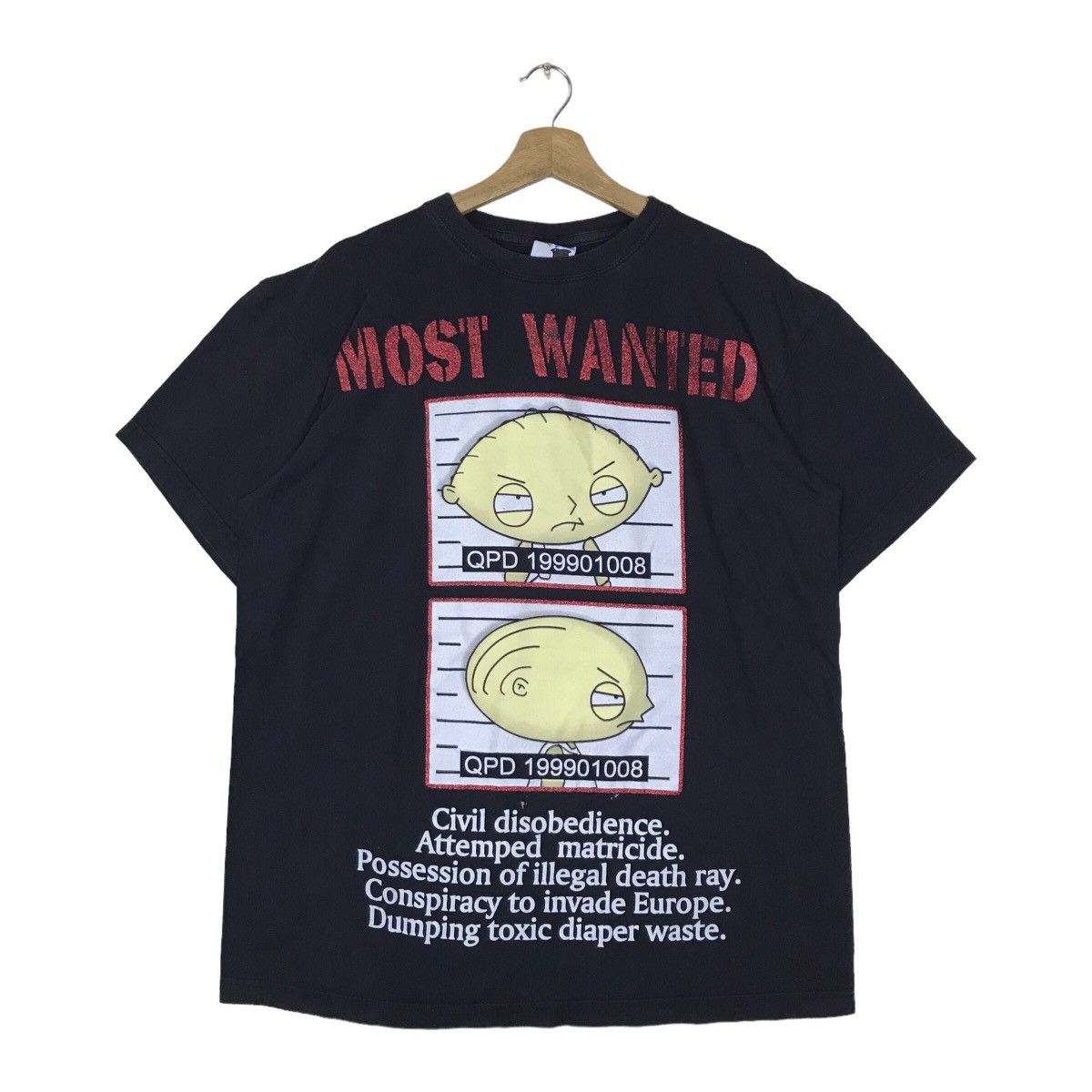 Vintage Family Guy Stewie Griffin Movie Tee Shirt Hoodie, Sweatshirt | PodTeesHub.com