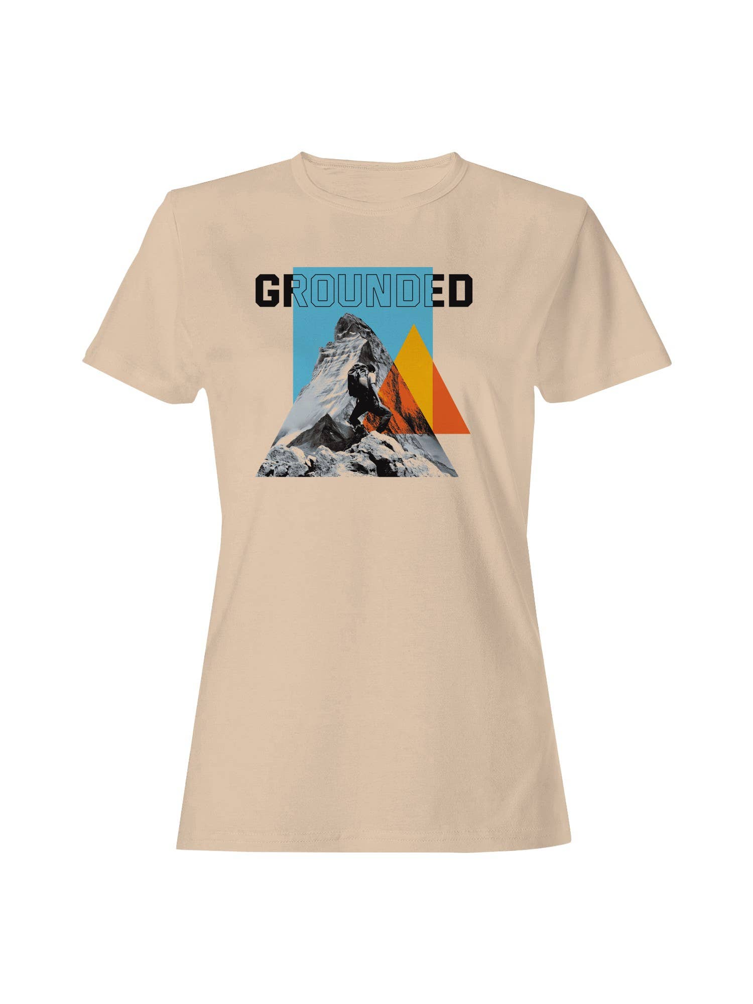 Grounded Mountain Adventure Art Women's T-Shirt Hoodie, Sweatshirt | PodTeesHub.com