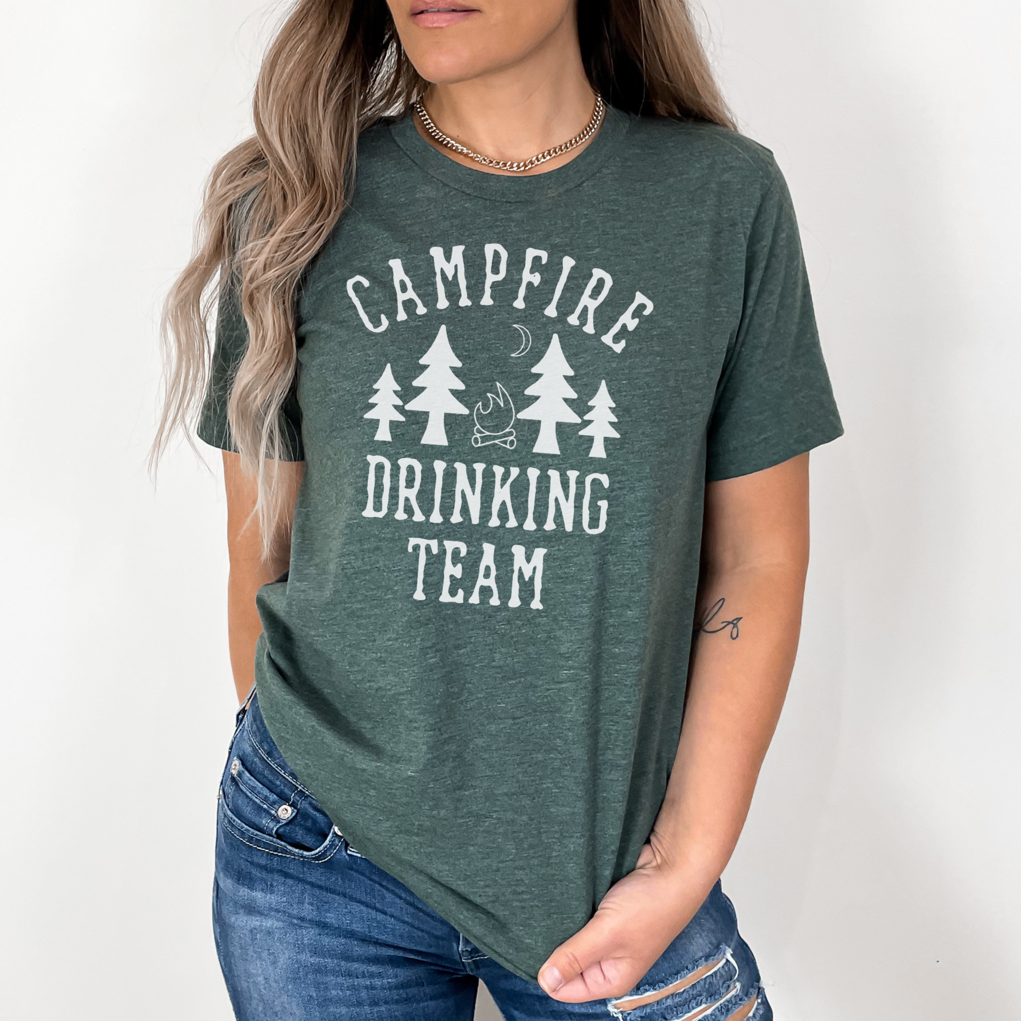 Campfire Drinking Team T-Shirt Hoodie, Sweatshirt | PodTeesHub.com