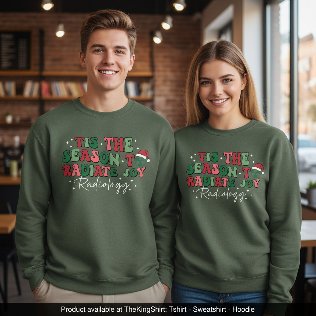 Tis the Season To Radiate Joy Sweatshirt - Ugly Rad Tech Shi T-Shirts, Hoodie | PodTeesHub.com