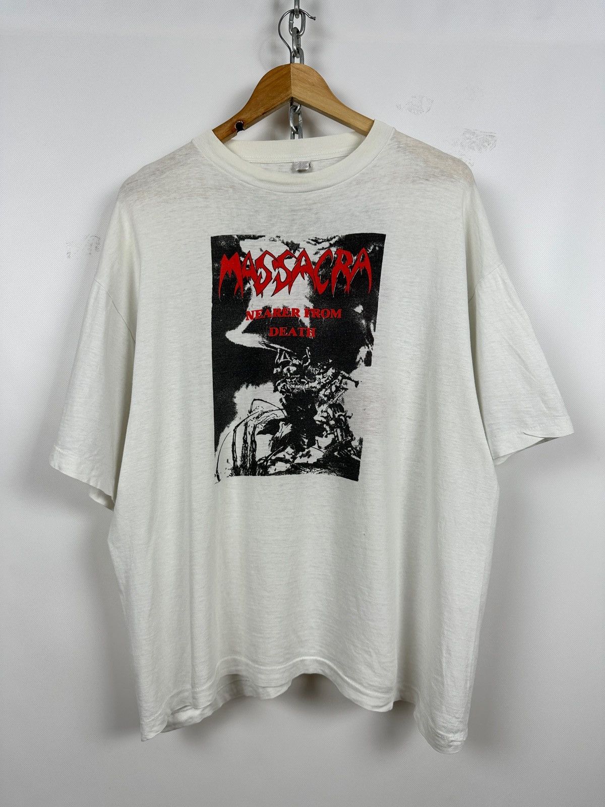 Band Vintage Massacra Nearer Death Metal Band T-Shirts, Hoodie, Sweatshirt