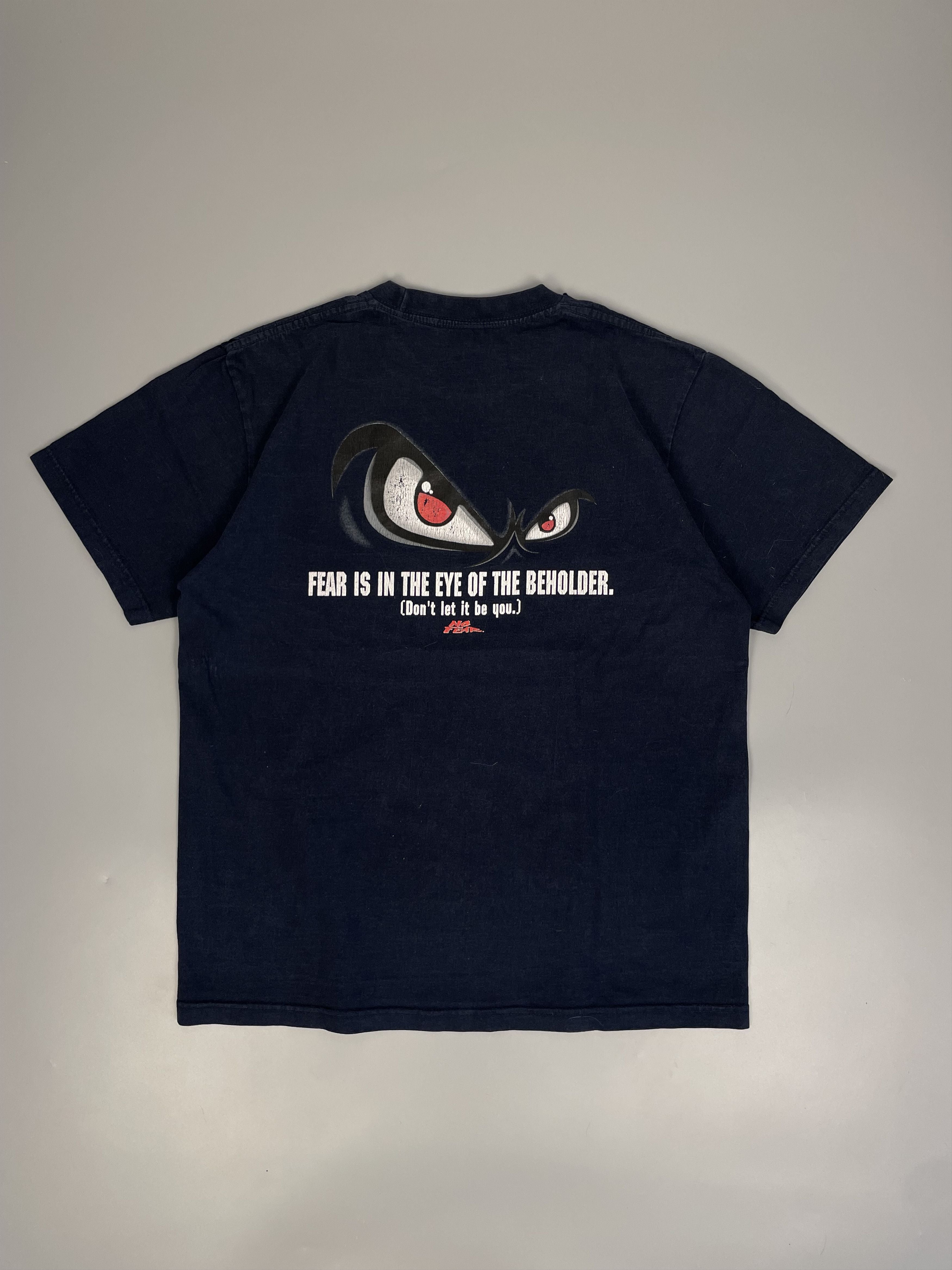 Vintage No Fear Eyes Printed Tee Hoodie, Sweatshirt | PodTeesHub.com