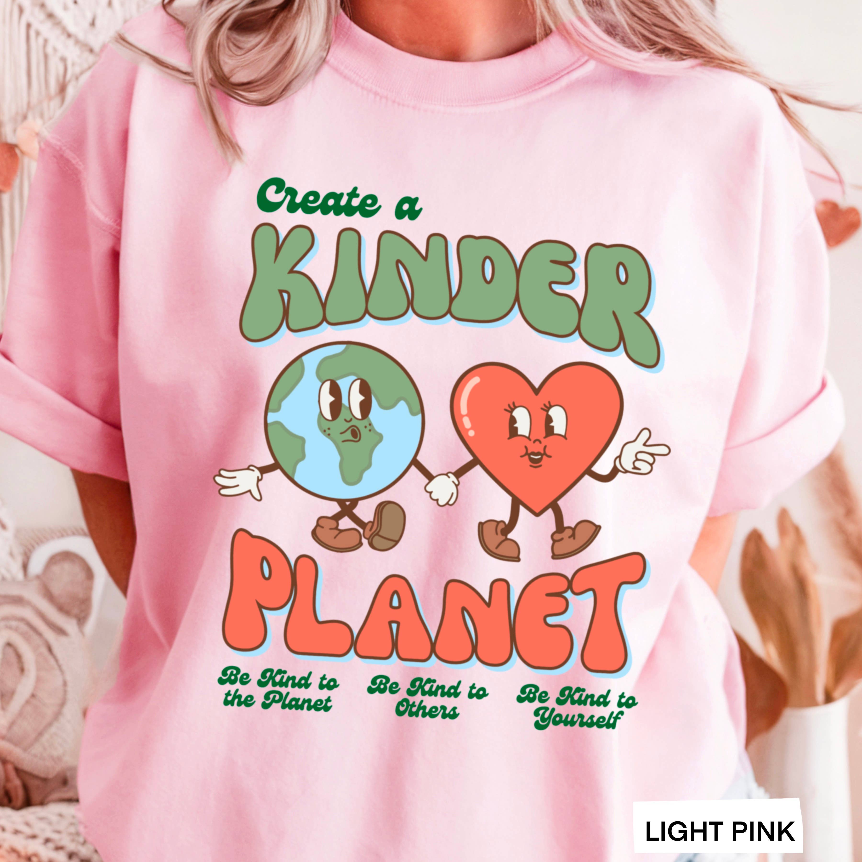 Create A Kinder Planet Graphic Tee | Gildan Hoodie, Sweatshirt | PodTeesHub.com