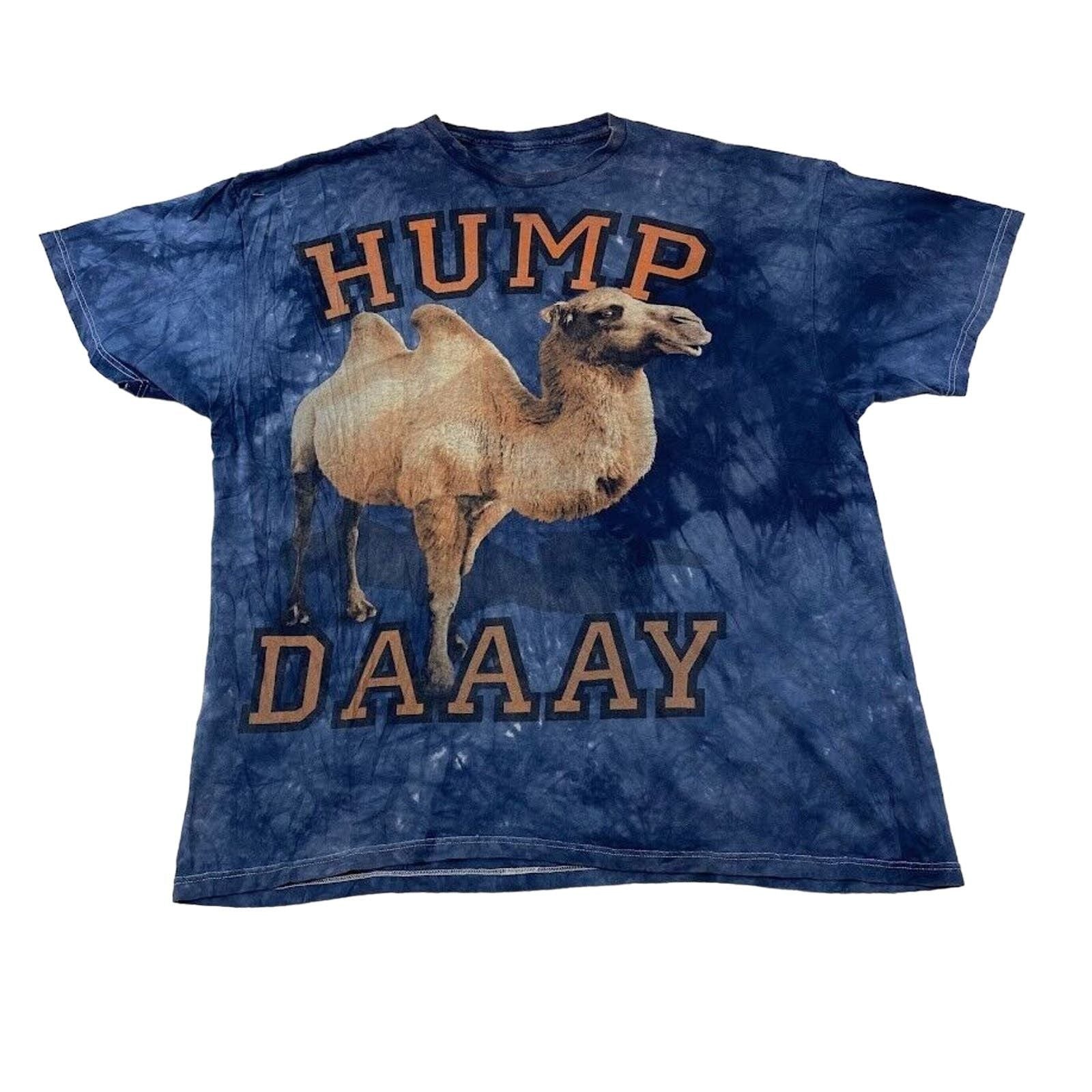 The Mountain Hump Daaay Funny Graphic Tee Thrifted Vintage Style Size 2xl Hoodie, Sweatshirt | PodTeesHub.com