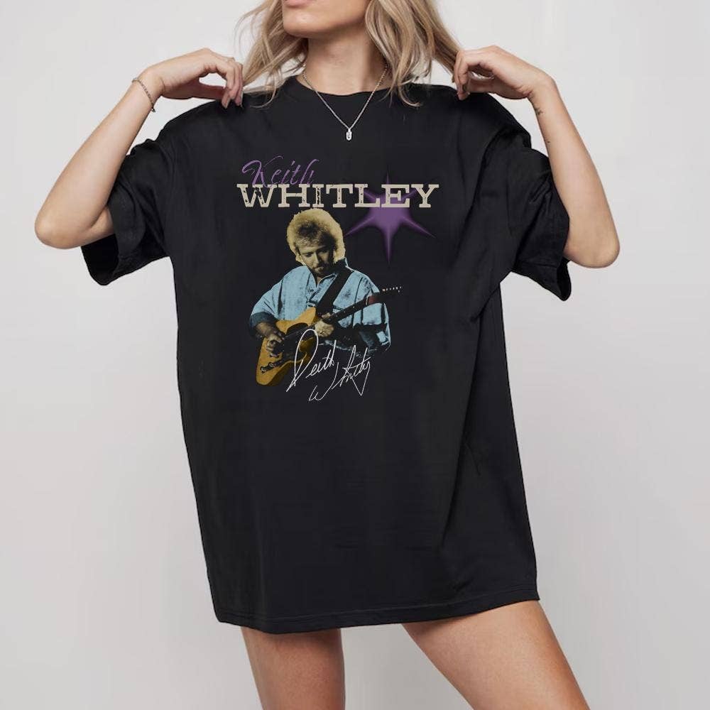 Vintage Keith Whitley Country Music Graphic Tee Hoodie, Sweatshirt | PodTeesHub.com