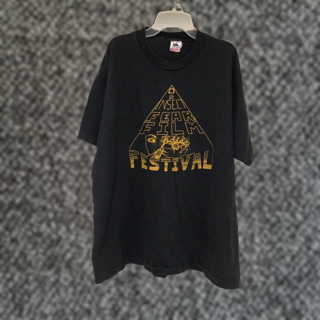 Fruit Of The Loom Vintage 1991 8th Insect Fear Film Festival T Shirt 2xl Entomology Illinois 90s Hoodie, Sweatshirt