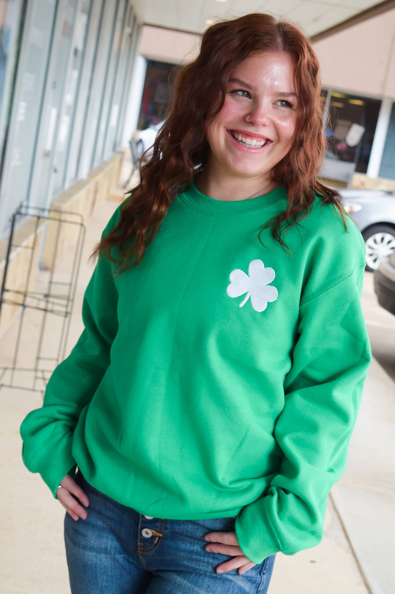 Clover Embroidered Sweater T-Shirts, Hoodie, Sweatshirt | PodTeesHub.com