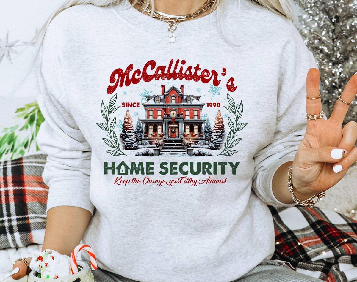 Mccallister's Home Security - Funny Christmas Sweatshirt T-Shirts, Hoodie | PodTeesHub.com