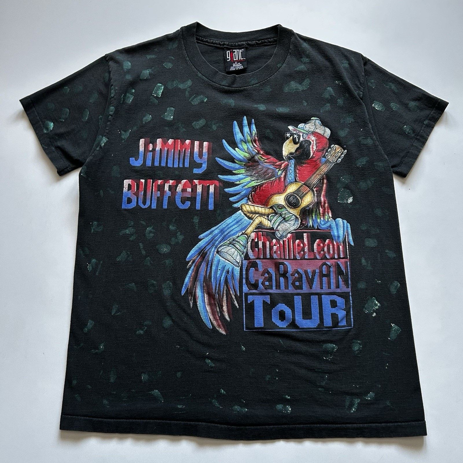 Band Tees X Vintage Vintage 90s Jimmy Buffet Chameleon Caravan Tour T Shirt Xl Hoodie, Sweatshirt | PodTeesHub.com