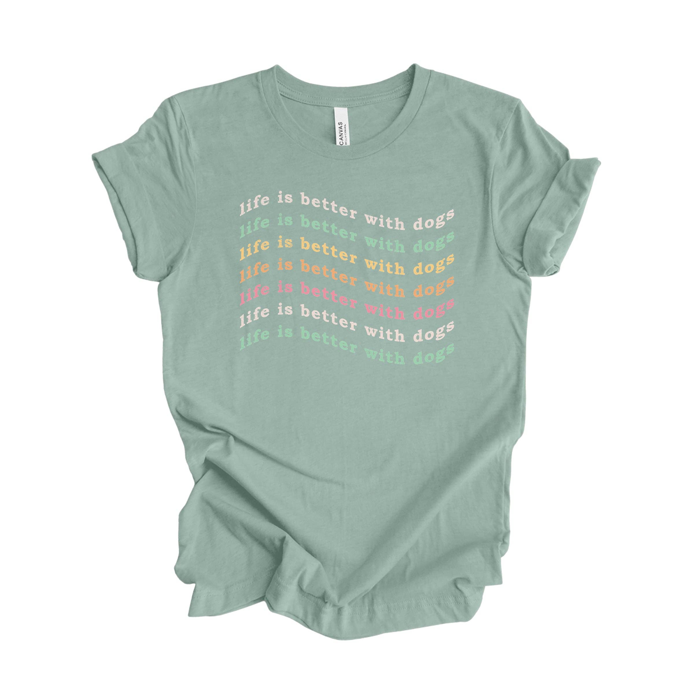 Life Is Better with Dogs Tee Hoodie, Sweatshirt | PodTeesHub.com