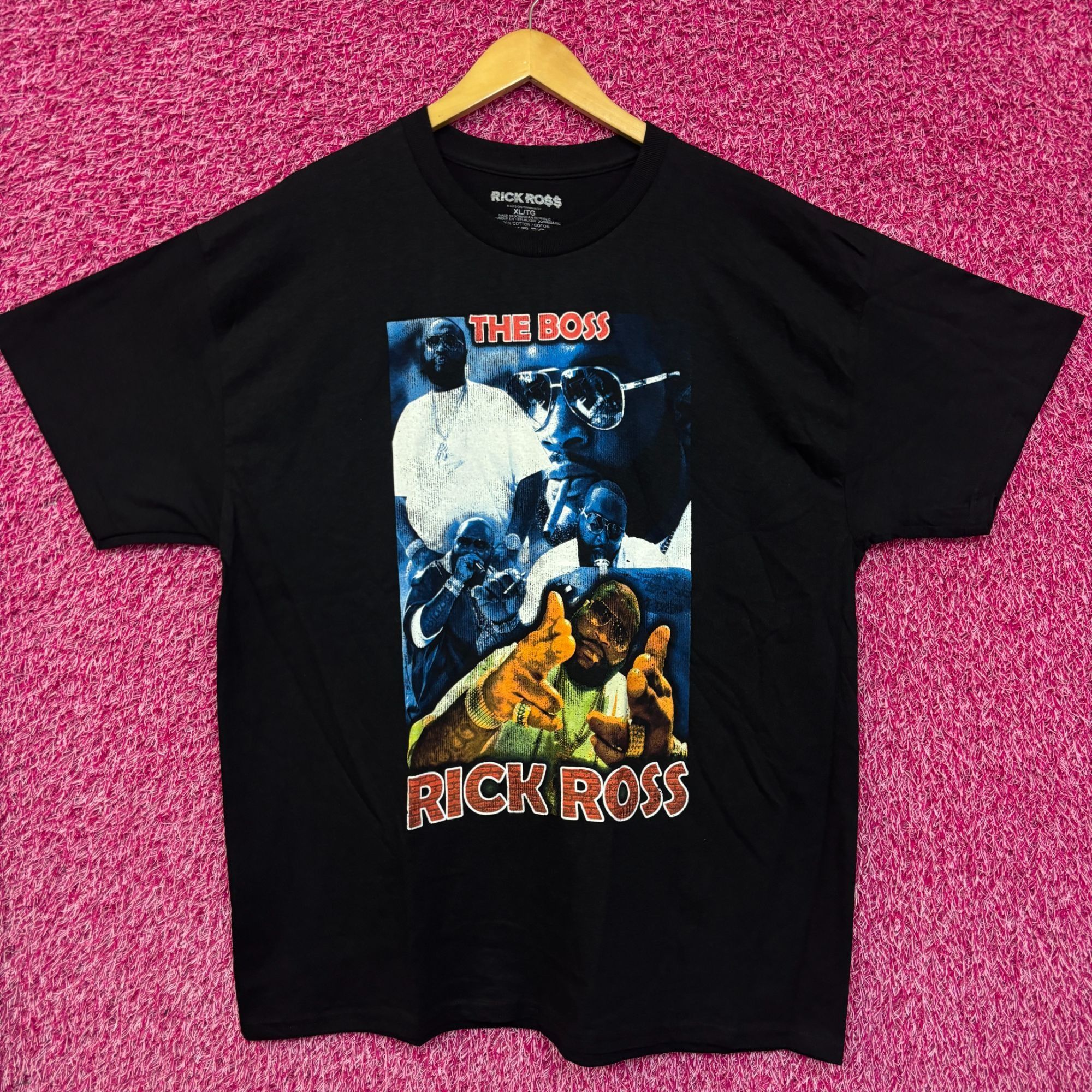 Rap Tees Rick Ross The Boss Maybach Music Group Hip Hop Tee Xl Hoodie, Sweatshirt | PodTeesHub.com