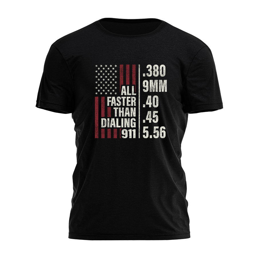 All Faster Than Dialing 911 Tee - 2333 Hoodie, Sweatshirt | PodTeesHub.com