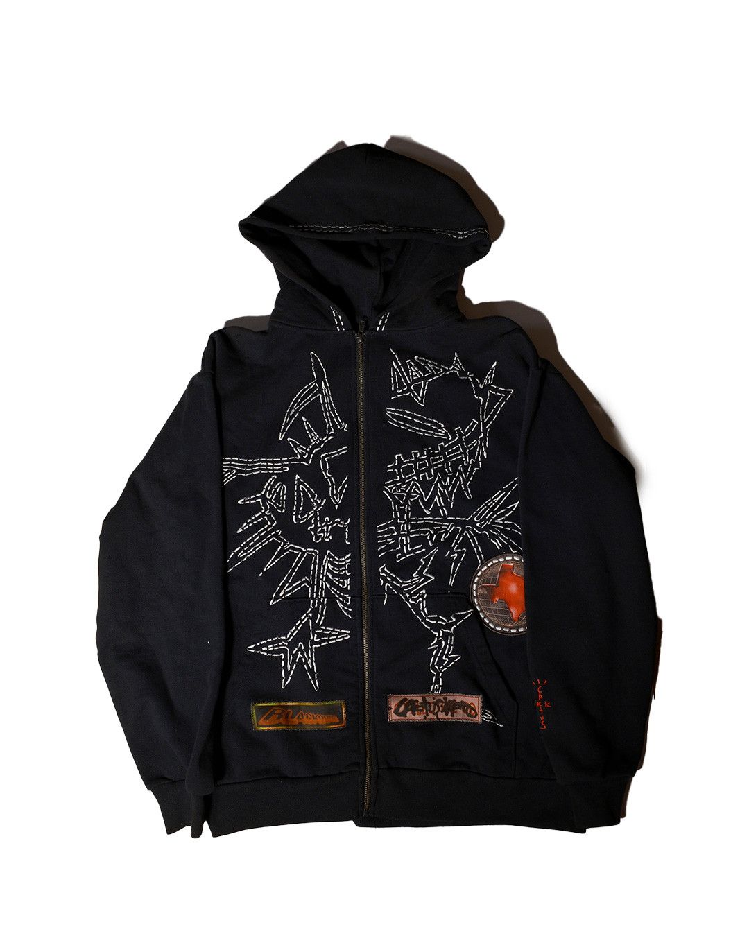 Travis Scott Cactus Jack Travis Scott Spider Zipper Hoodie T-Shirts, Sweatshirt | PodTeesHub.com