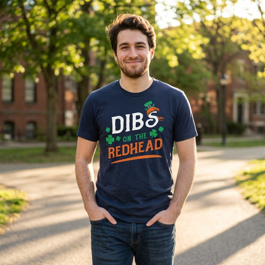 Dibs On The Redhead Men's T Shirt