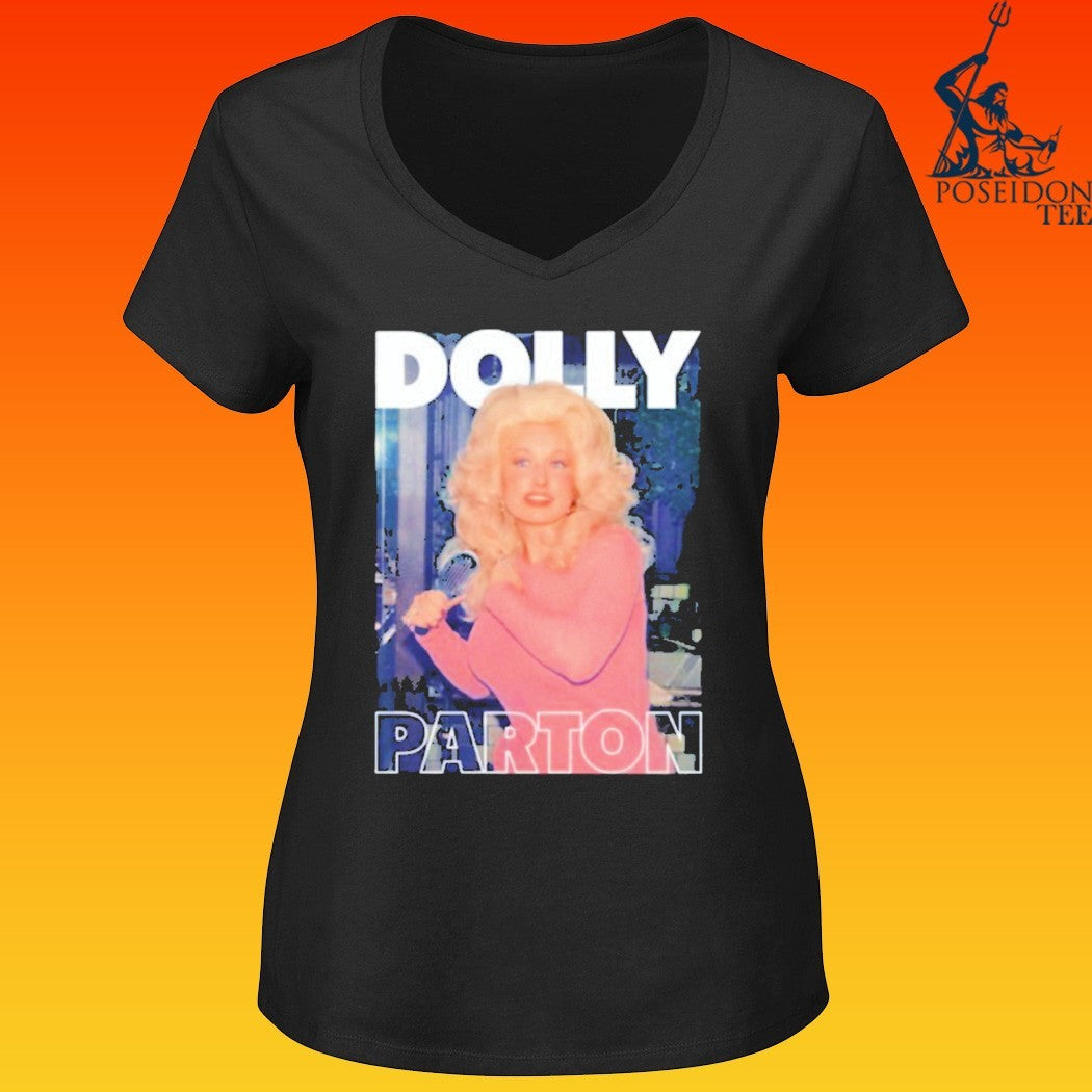 Dolly Parton Pink Dress Singing T-shirt