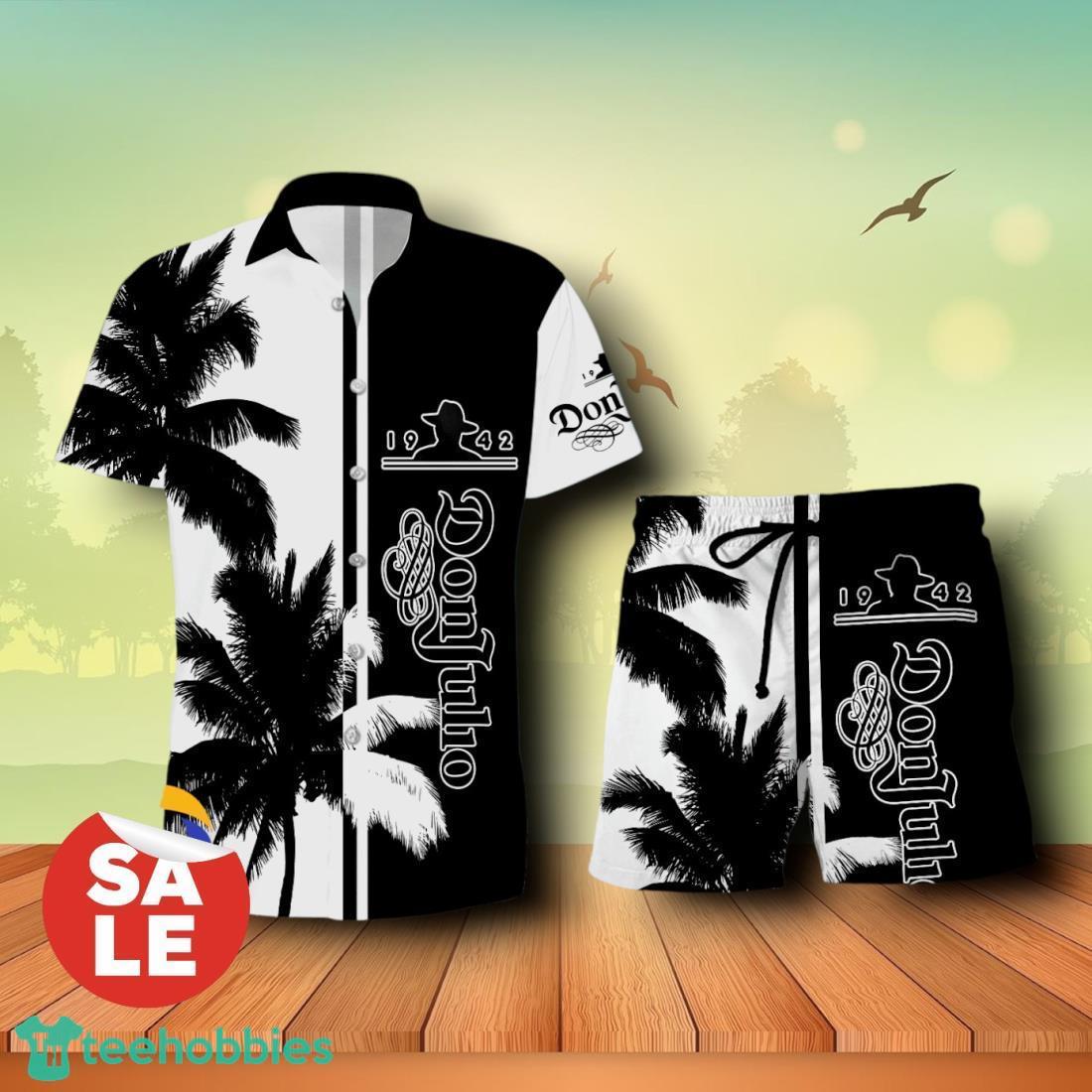 Don Julio Palm Tree Combo Hawaiian Shirt & Shorts For Men Women