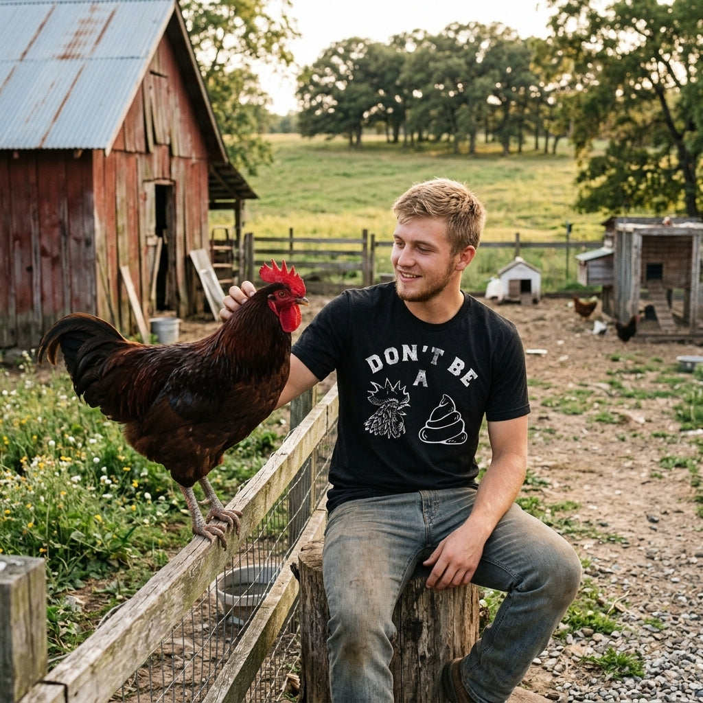 Dont Be A Chicken Shit Men's T Shirt