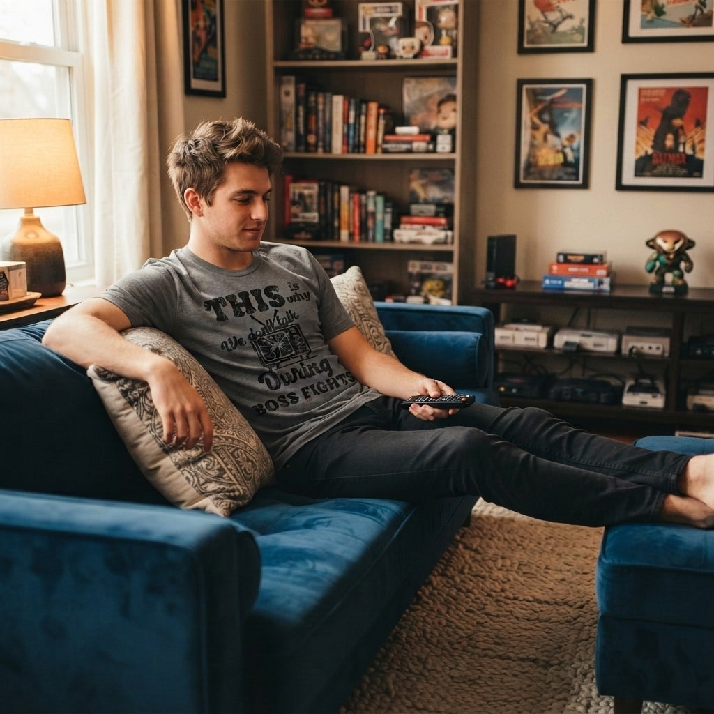 This Is Why We Dont Talk During Boss Fights Men's T Shirt