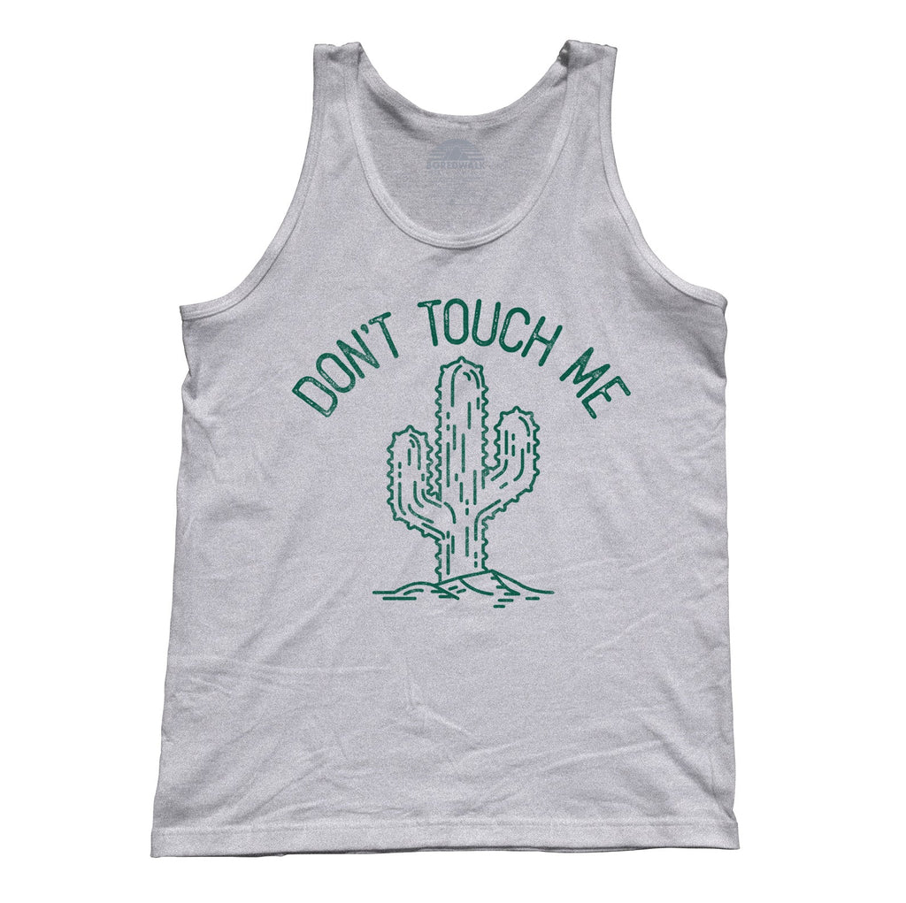 Unisex Don't Touch Me Cactus Tank Top