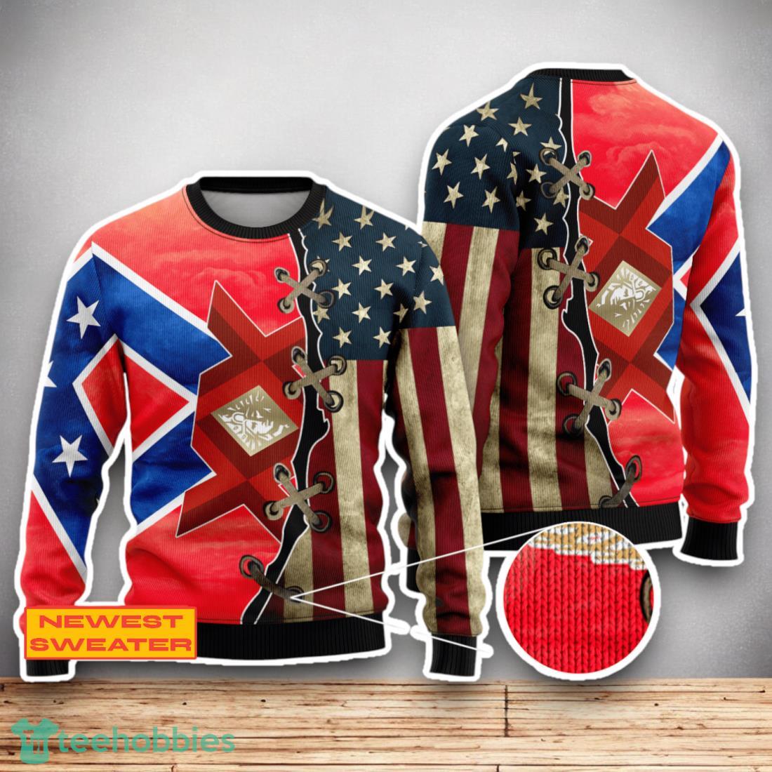 Dos Equis USA Flag 3D Sweater For Men Women