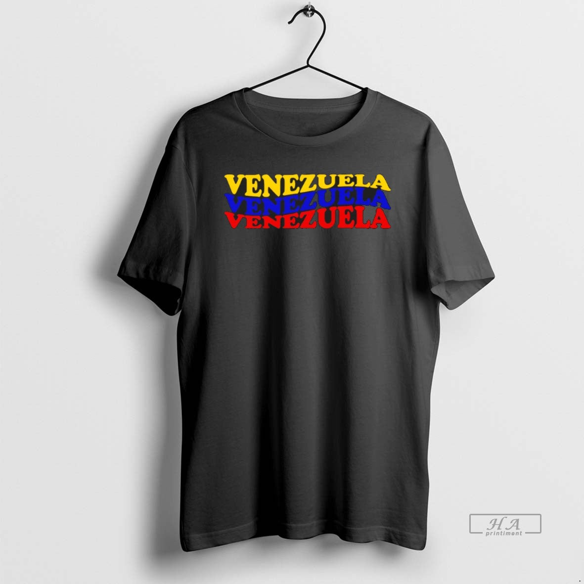 Official Venezuela Venezuela Venezuela Text Flag T-Shirts, Hoodie, Sweatshirt | PodTeesHub.com