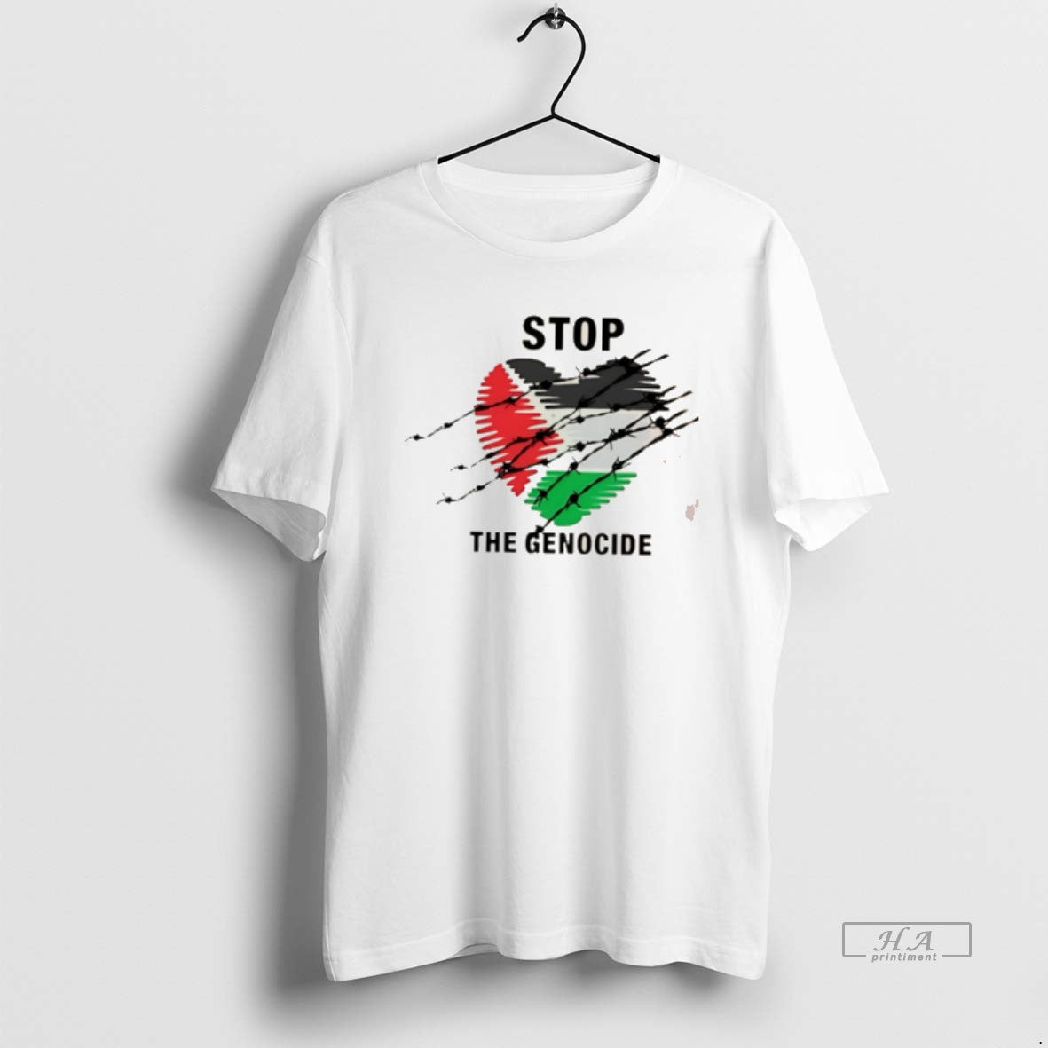 Official Stop The Genocide Heart T-Shirts, Hoodie, Sweatshirt | PodTeesHub.com