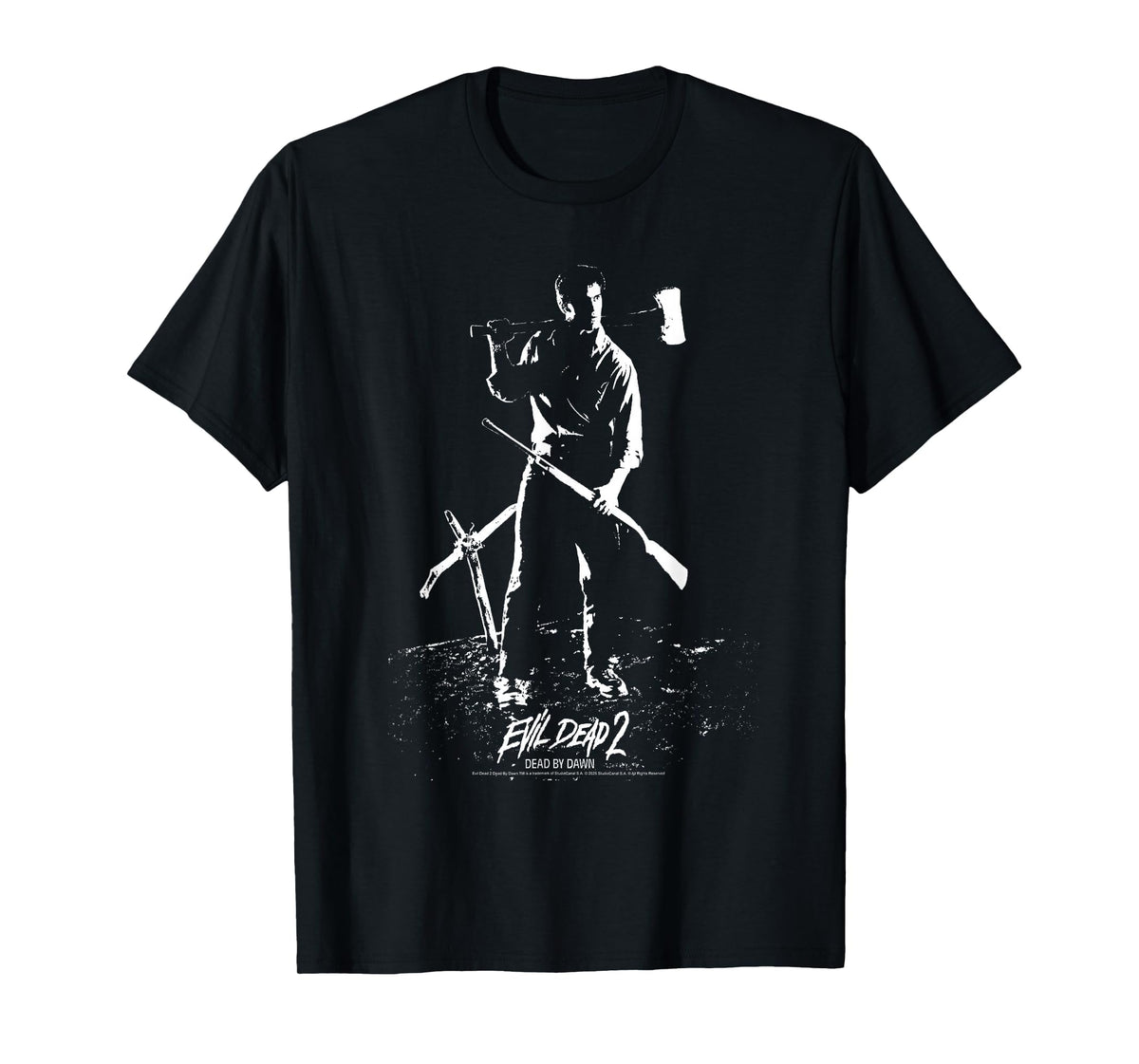 Evil Dead Ash Silhouette Weapons Horror Movie Unisex T-shirt, Sweatshirt, Hoodie (1)