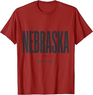 Nebraska Made Home Vintage State Pride Retro Wordmark Unisex T-shirt, Sweatshirt, Hoodie (1)
