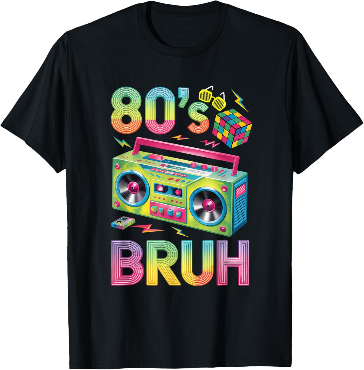 Retro 80s Bruh Outfits 1980s Party Eighties Unisex T-shirt, Sweatshirt, Hoodie (1)