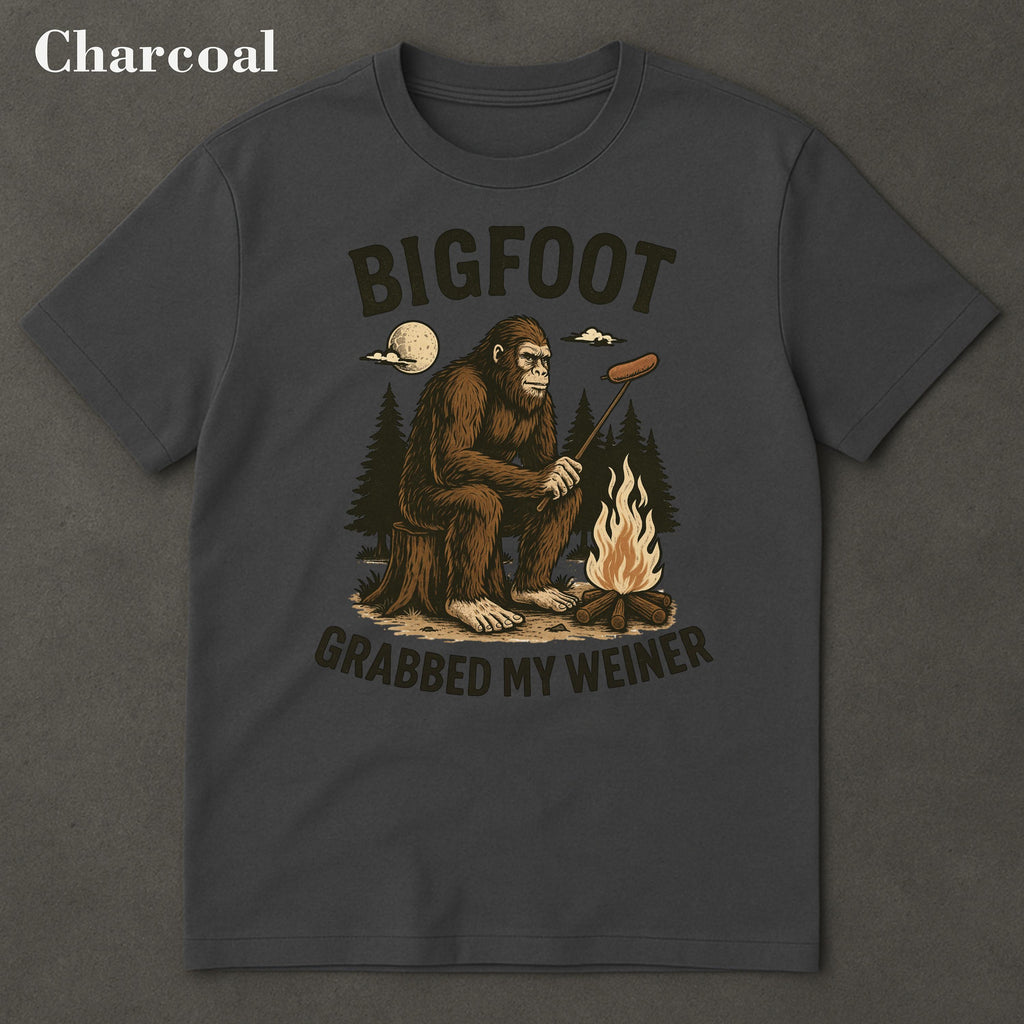 Bigfoot Grabbed Weiner Campfire Sasquatch Bigfoo National Forests Camping Appalachia Silly (3)