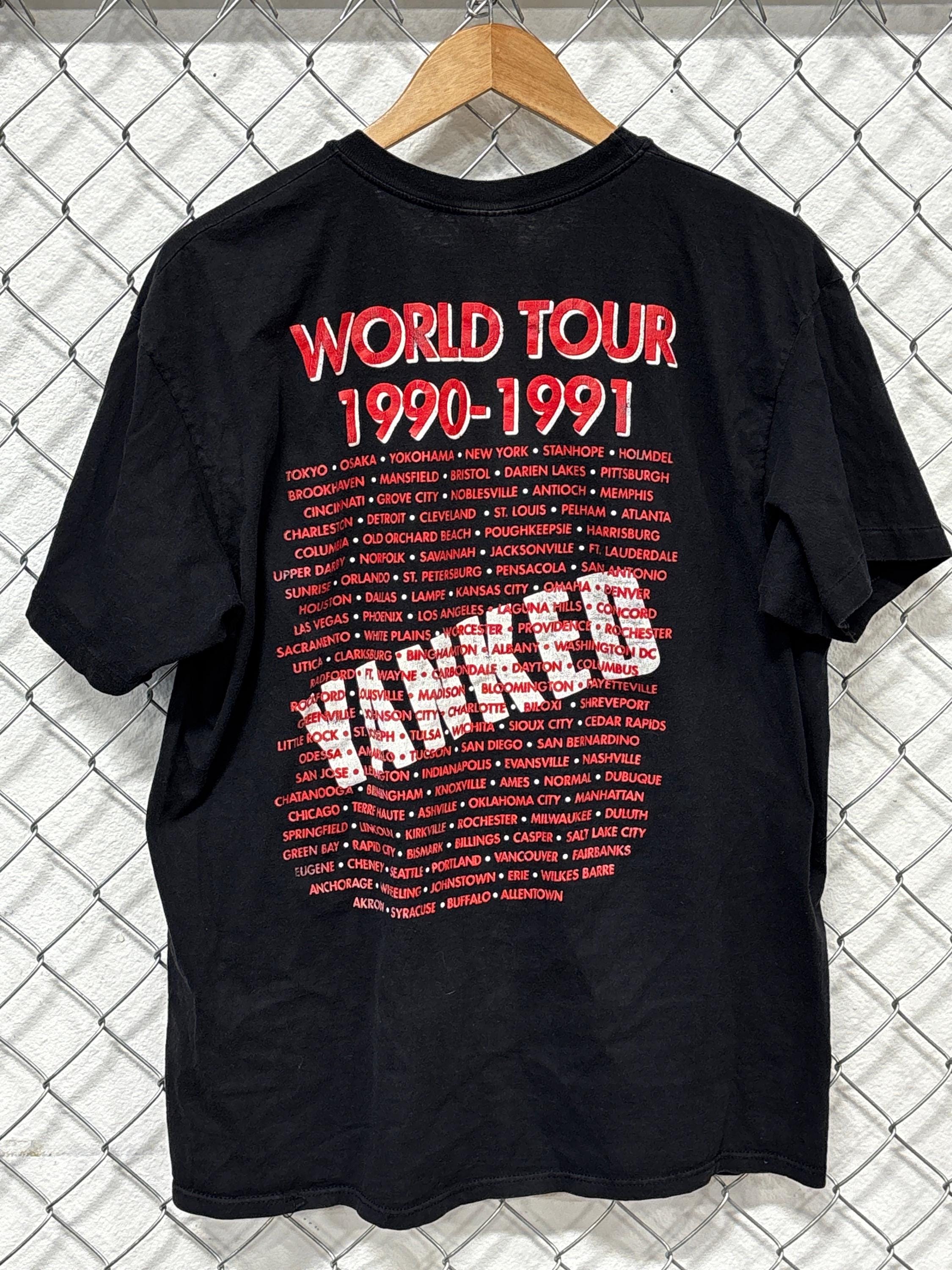 Vintage 1991 Damn Yankees World Tour Band Size Xl Unisex T-shirt, Sweatshirt, Hoodie (3)