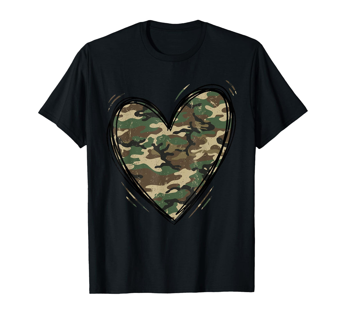 Camo Heart Valentines Day Military Country Love Unisex T-shirt, Sweatshirt, Hoodie (1)