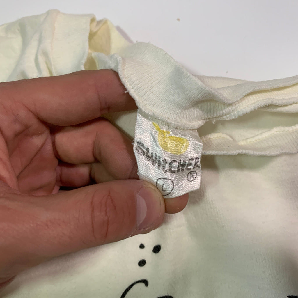 Vintage 90s Pourquoi Etre Modeste Quand Est Le Meilleur Retro Tenis Jet Selection White Tee (4)