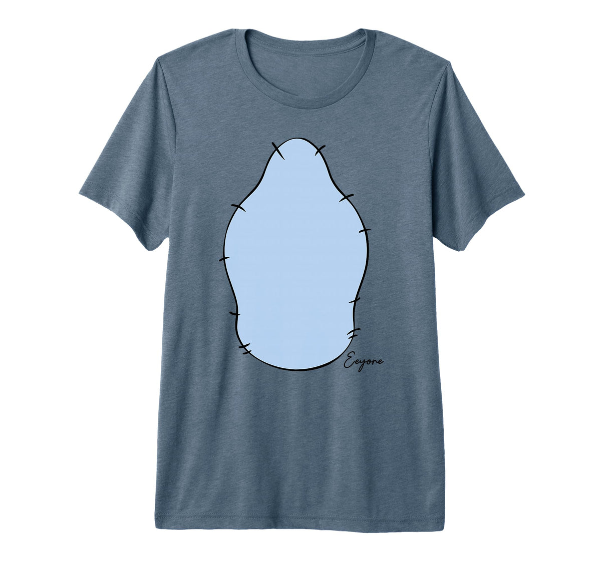 Winnie Pooh Halloween Eeyore Belly Costume Tri-Blend Unisex T-shirt, Sweatshirt, Hoodie (1)