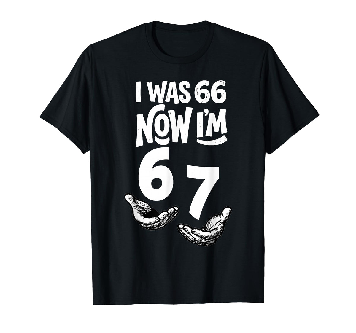 66 Now 67 Years 67th Birthday Six Seven Bday Unisex T-shirt, Sweatshirt, Hoodie (1)