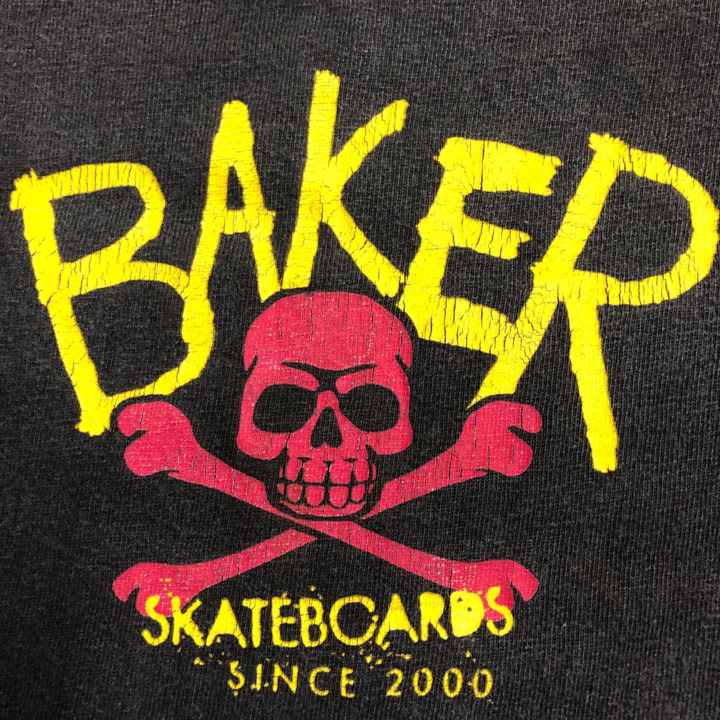 Vintage Baker Skateboards Skull Bones 2000 Skate Surf Unisex T-shirt, Sweatshirt, Hoodie (4)